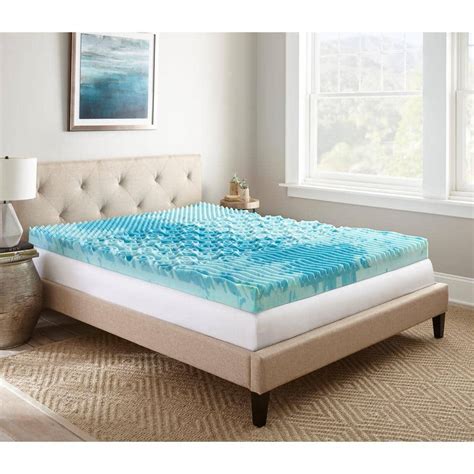 Lane 4 in. Twin Gellux Gel Memory Foam Mattress Pad-HDDOD004LTW - The Home Depot