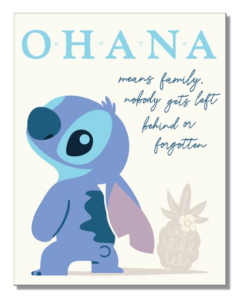 Stitch Ohana | Desperate Enterprises Wholesale Sign