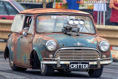 Rat Rods & Rust Buckets — radracerblog: Mini Cooper Pro Street rat style