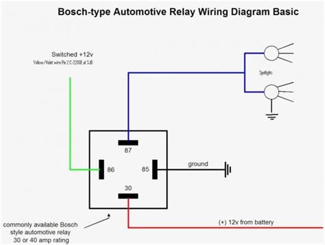 How To Wire A 4 Pin Relay Switch Diagram