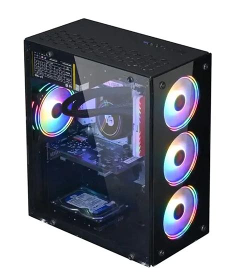 High Quality Computer Casing Pc Tempered Glass Computer Gaming Casing ...