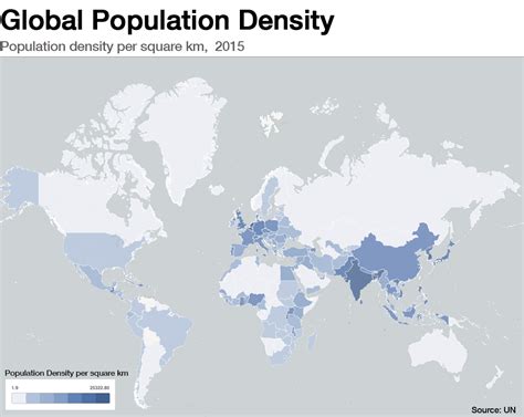 These are the world’s most densely populated countries | World Economic ...