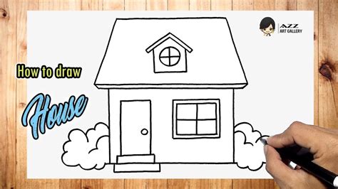 How To Draw A House Fly Easy / How to draw a House easy - YouTube ...