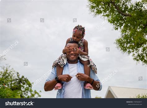 Happy Father Carrying Daughter On Shoulders Stock Photo 1787844071 | Shutterstock