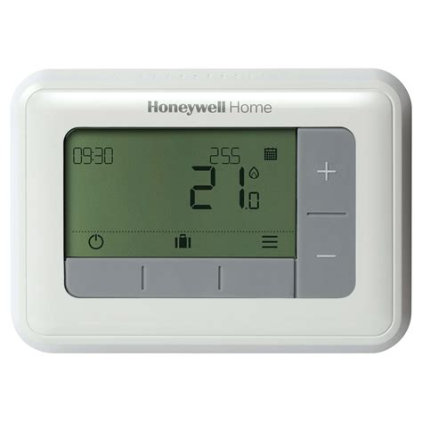 Honeywell Home T4 Wired Programmable Thermostat - White | ElectricalDirect