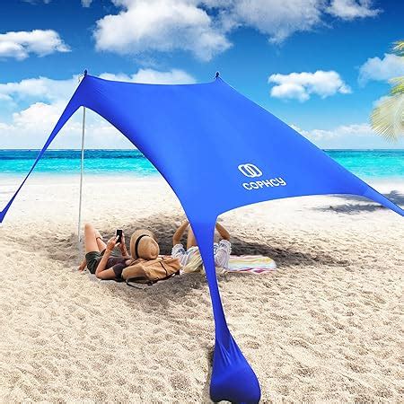 Amazon.com: Pop Up Beach Tent Sun Shelter, Cophcy Portable Beach Canopy ...