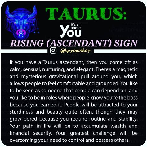 ITS ALL ABOUT YOU ♈♉♊♋♌♍♎♏♐♑♒♓ on Instagram: “RISING ( ASCENDANT ) SIGN: #itsallaboutyou🐒 # ...