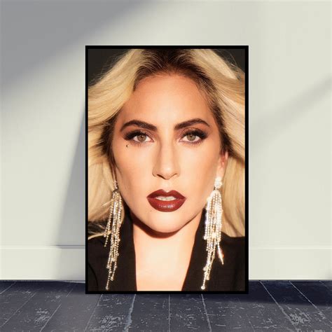 Lady GaGa Music Poster Wall Art, Living Room Decor, Home Dec - Inspire ...