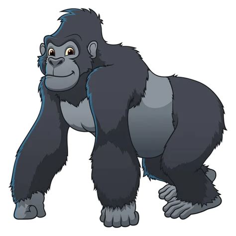 94 Silverback gorilla Vector Images | Depositphotos