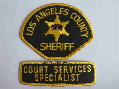 Sheriff and Police Patches