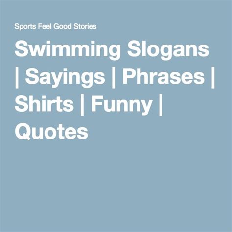 Funny Swim Team Quotes - ShortQuotes.cc