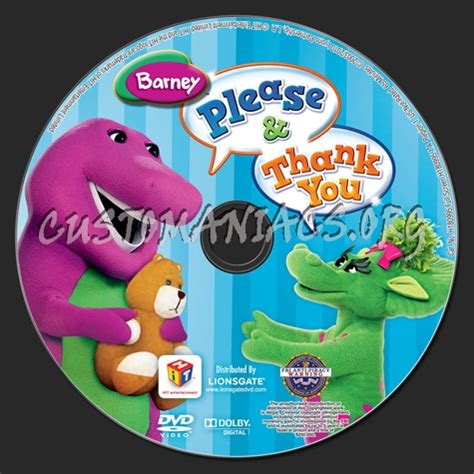 Barney: Please & Thank You dvd label - DVD Covers & Labels by Customaniacs, id: 164283 free ...