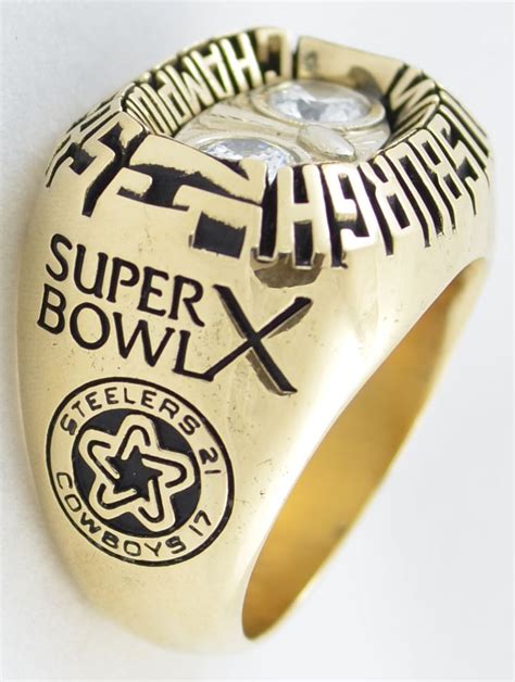 Lot Detail - 1975 Pittsburgh Steelers Super Bowl X Championship Ring ...