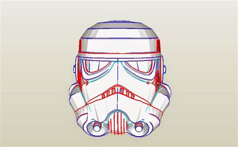Dali-Lomo: Star Wars: Stormtrooper Helmet DIY Cardboard (free template)