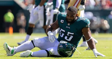 Brandon Graham injury: Eagles defensive end carted off with leg issue ...