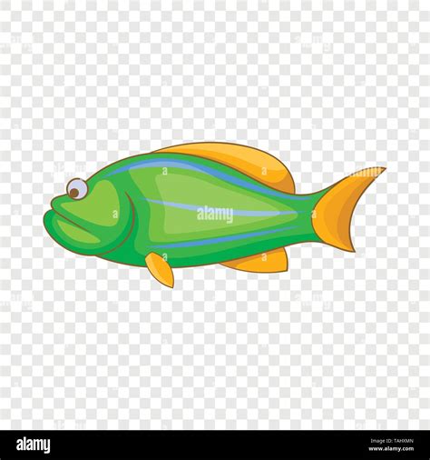 Green fish icon, cartoon style Stock Vector Image & Art - Alamy