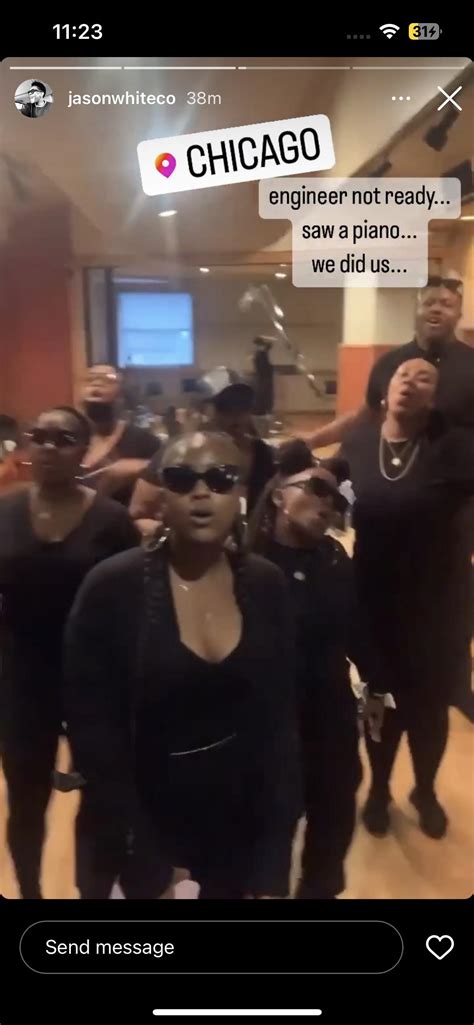 sunday service choir seems to be in chicago recording something : r/GoodAssSub