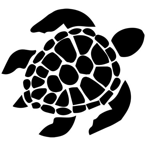 sea-turtle-outline-with-sea-clipart-silhouette - Alcohol Ink Art Community