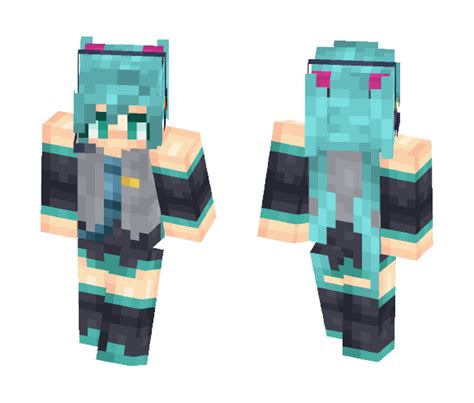 Hatsune Miku Minecraft Skin Download - IMAGESEE