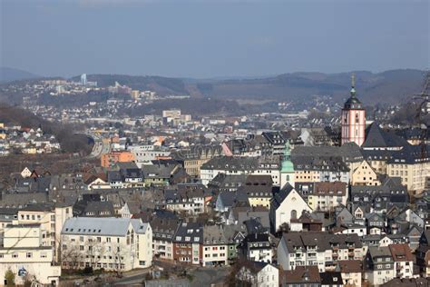 Town Siegen, Germany stock photo. Image of town, panoramic - 24201960