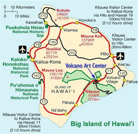 Where Is The Volcano In Hawaii Map - Map of world