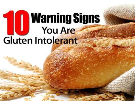 10 Warning Signs You Are Gluten Intolerant