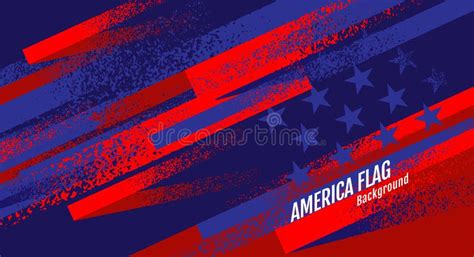 Layout Design USA Flag , Template Banner, Vector Abstract Grunge ...