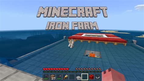 How to build an iron farm in Minecraft Bedrock Edition