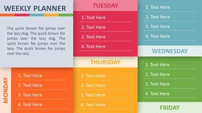 Weekly Planner PowerPoint Template | lupon.gov.ph