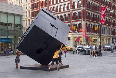 Go to the 50th-birthday party for the Astor Place Cube