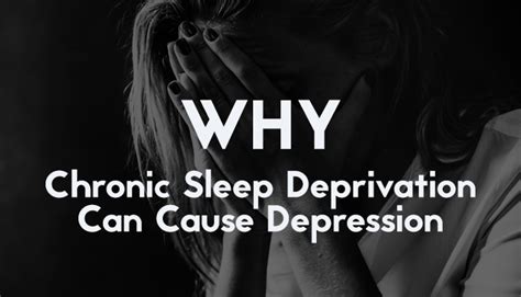 Why Chronic Sleep Deprivation Can Cause Depression