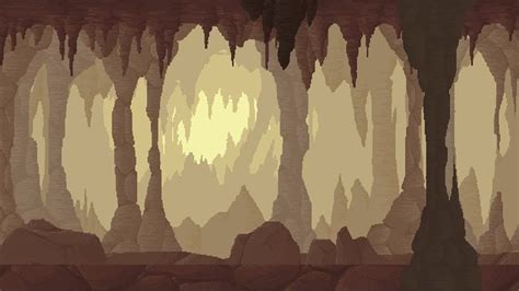 Pixel Caves #Pixel#Caves#Environments | Pixel art landscape, Pixel art ...