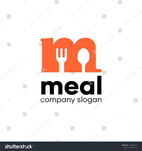 Creative Meal Restaurant Logo Design Idea Stock Vector (Royalty Free) 1330660406