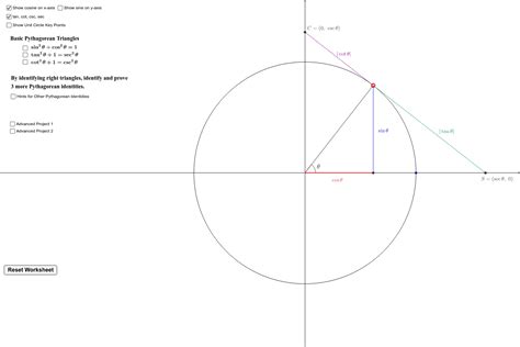 Trig Reciprocal Identities Worksheet