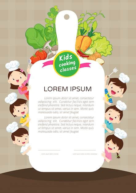 Premium Vector | Kids cooking class certificate