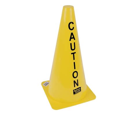 Stackable Yellow Caution Cone 18″ x each – Essex Supplies