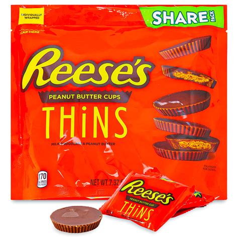 Reese's Thins Milk Chocolate-208 g | Candy Funhouse – Candy Funhouse US