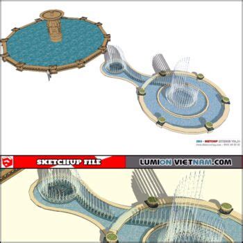 3D FOUNTAIN [SKETCHUP MODEL]