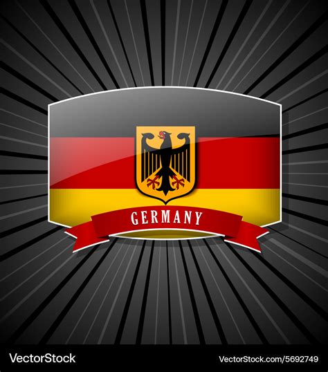 German icon Royalty Free Vector Image - VectorStock