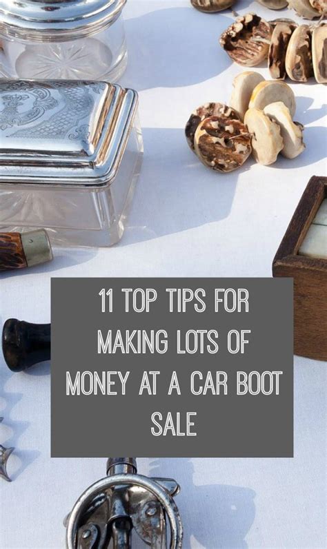 How to have a successful car boot sale - 11 top tips