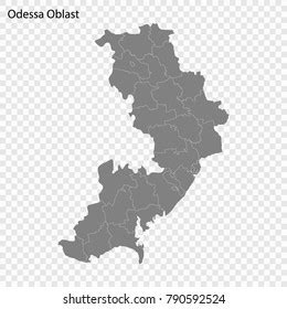 High Quality Map Odessa Oblast Province Stock Vector (Royalty Free) 790592524 | Shutterstock