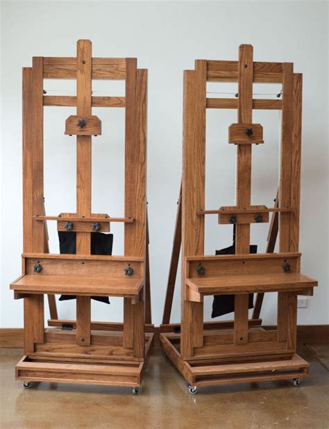 A pair of Cadmium H-Frame studio easels Art Studio Storage, Art Studio ...