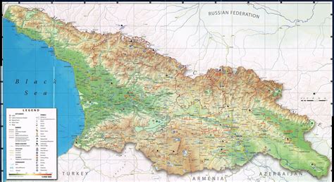 Gruzja Mapa : Gruzja Mapa Obraz Stock - Obraz: 11779061 / Moduł:mapa ...