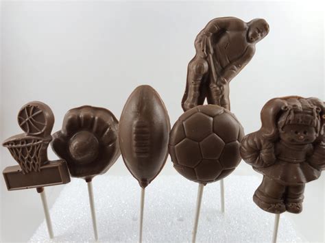 Sports Lollipops-milk chocolate - Fuller's Candies