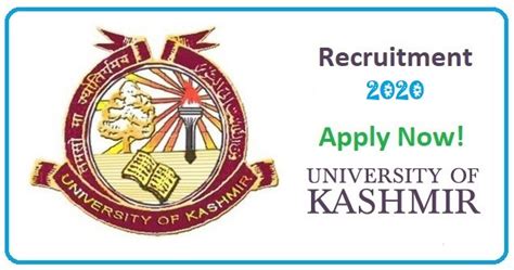 Kashmir University Recruitment 2021 For Lecturer Positions » Aeiro