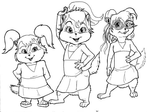 Chipettes Coloring Pages | Mermaid coloring pages, Coloring pages, Alvin and the chipmunks