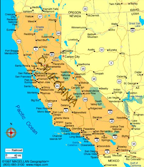 California City Map - California Map