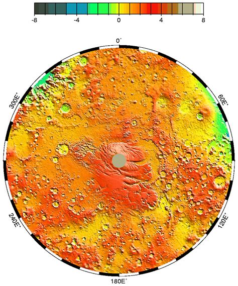 Global Topography of Mars