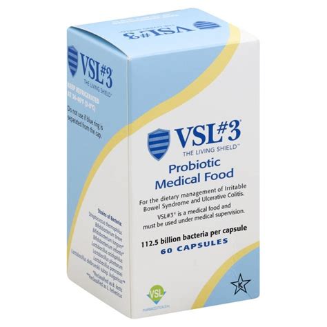 Vsl No 3 Medical Food, Probiotic, Capsules (60 each) - Instacart