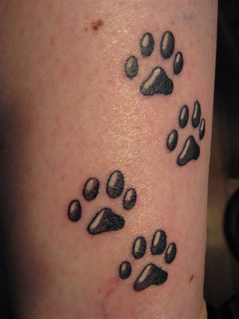 Paw Print Tattoos Designs, Ideas and Meaning | Tattoos For You